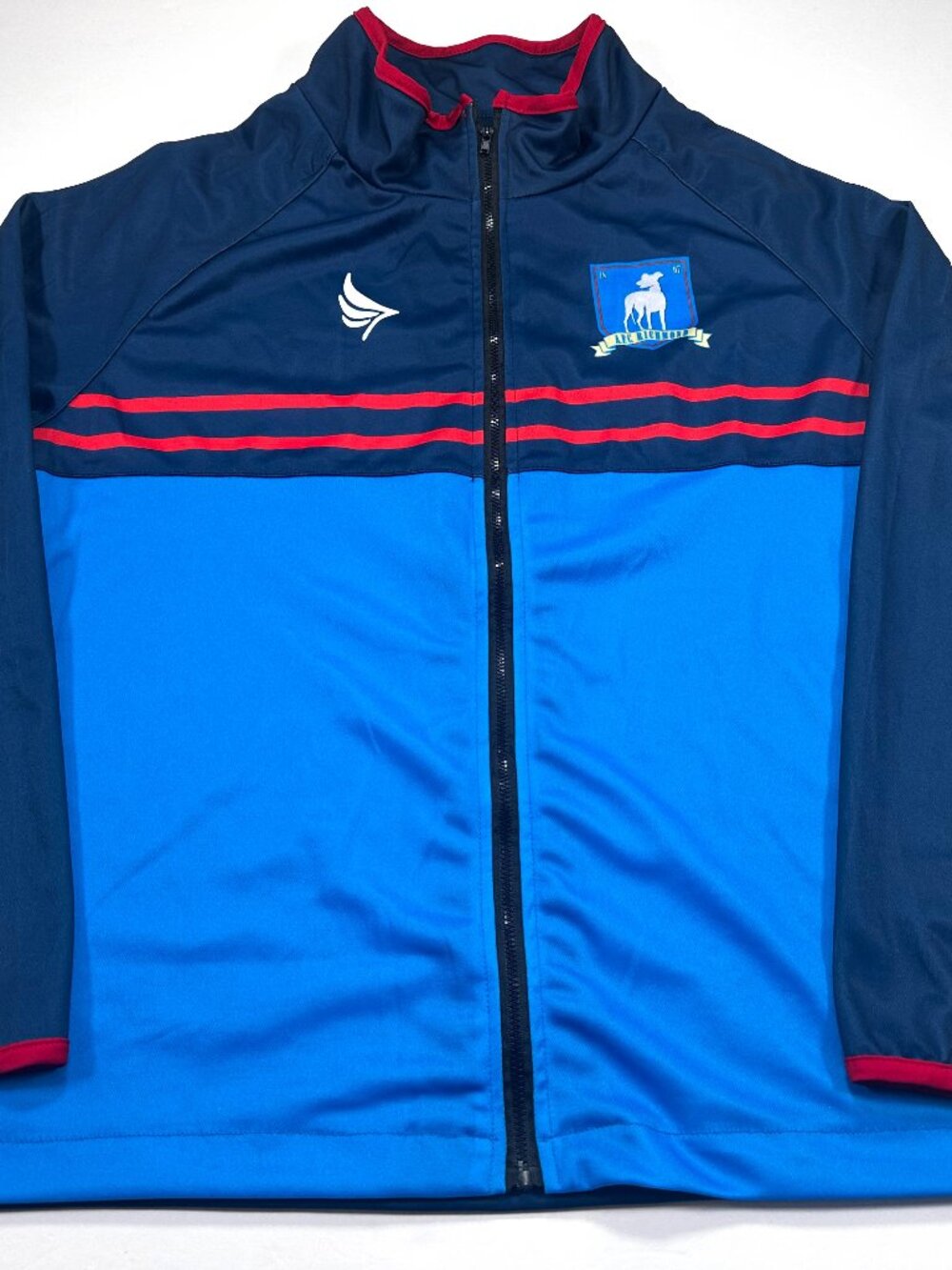 Ted Lasso AFC Richmond Track Jacket Mens Medium Blue Full Zip Soccer Warner Bros